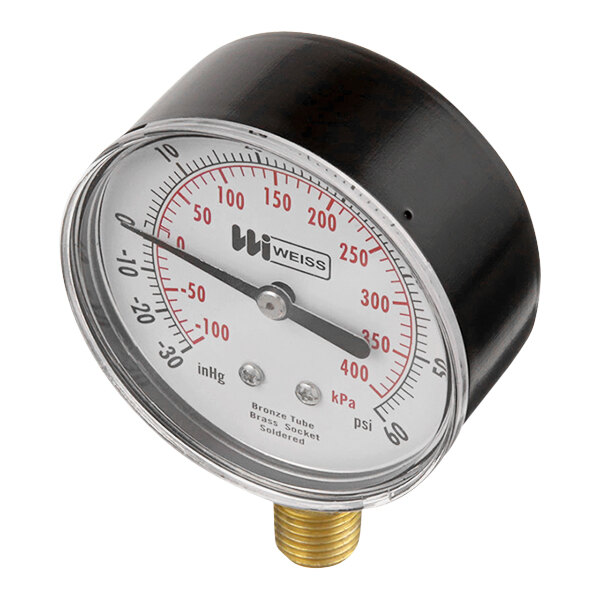 AllPoints 621002 2 1/2" Compound Pressure Gauge - 60 PSI