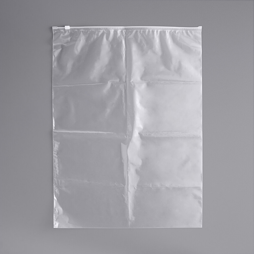 Choice 18" x 24" 3 Mil Clear LDPE Slider Top Bag - 250/Case