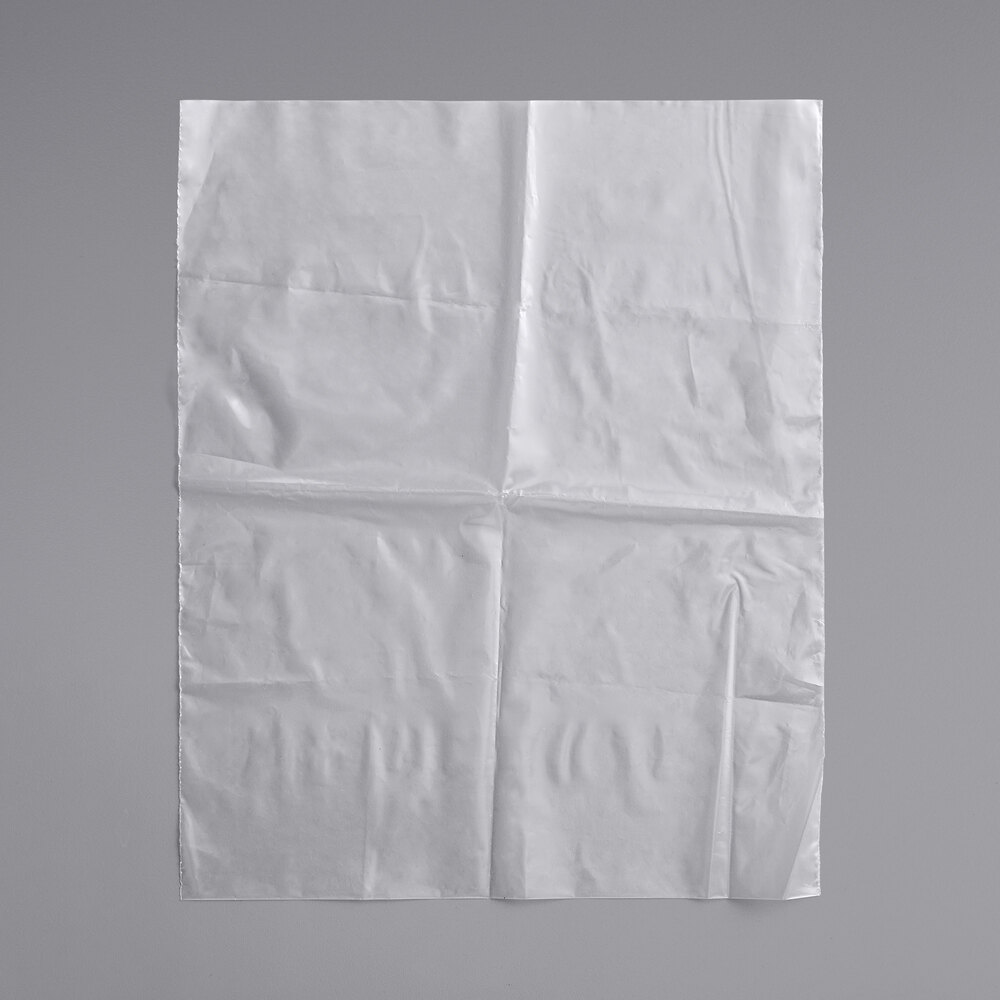 Choice 7" x 12" Clear Polyethylene Layflat Bag with 1.5 Mil Thickness - 1,000/Case