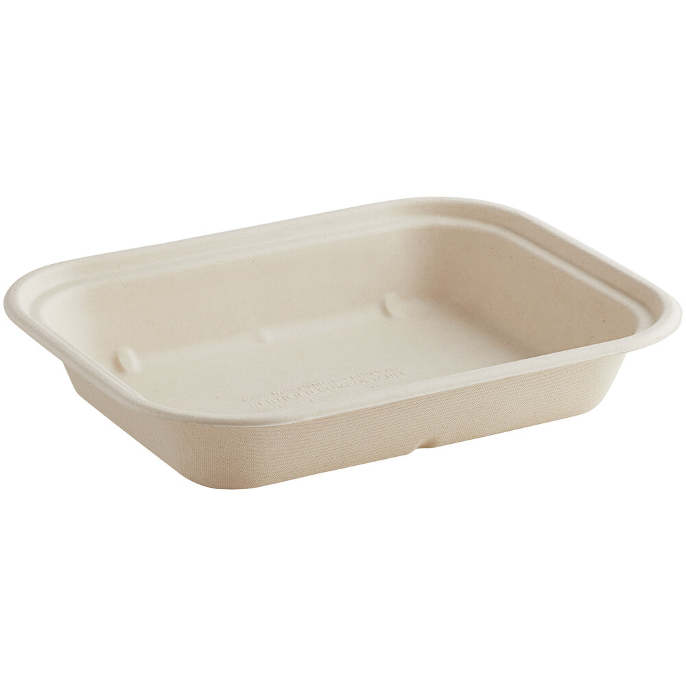 World Centric 36 oz. Compostable Fiber Container - 400/Case
