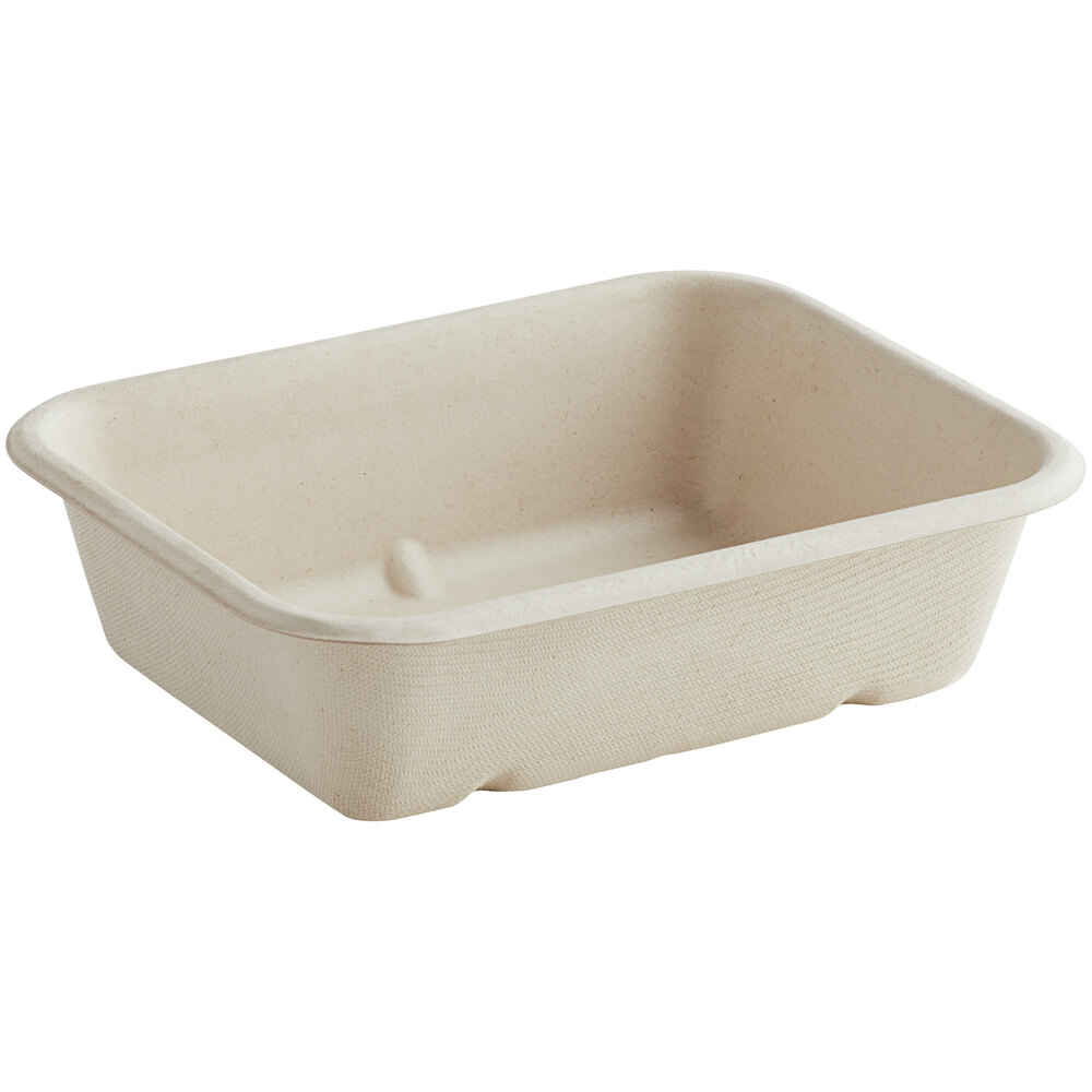 World Centric 20 oz. Compostable Fiber Container - 600/Case