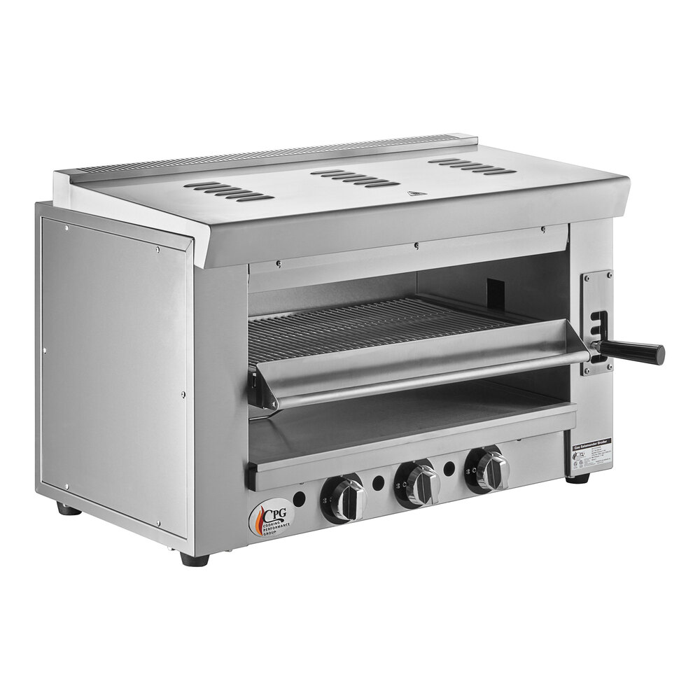 Cooking Performance Group S-36-SB-N 34" Natural Gas Infrared Salamander Broiler - 36,000 BTU