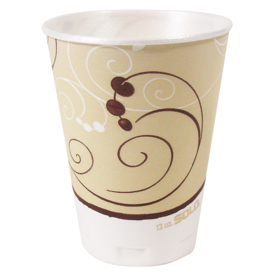 Solo X12-J8002 Trophy Plus 12 oz. Symphony Foam Cup - 1,000/Case