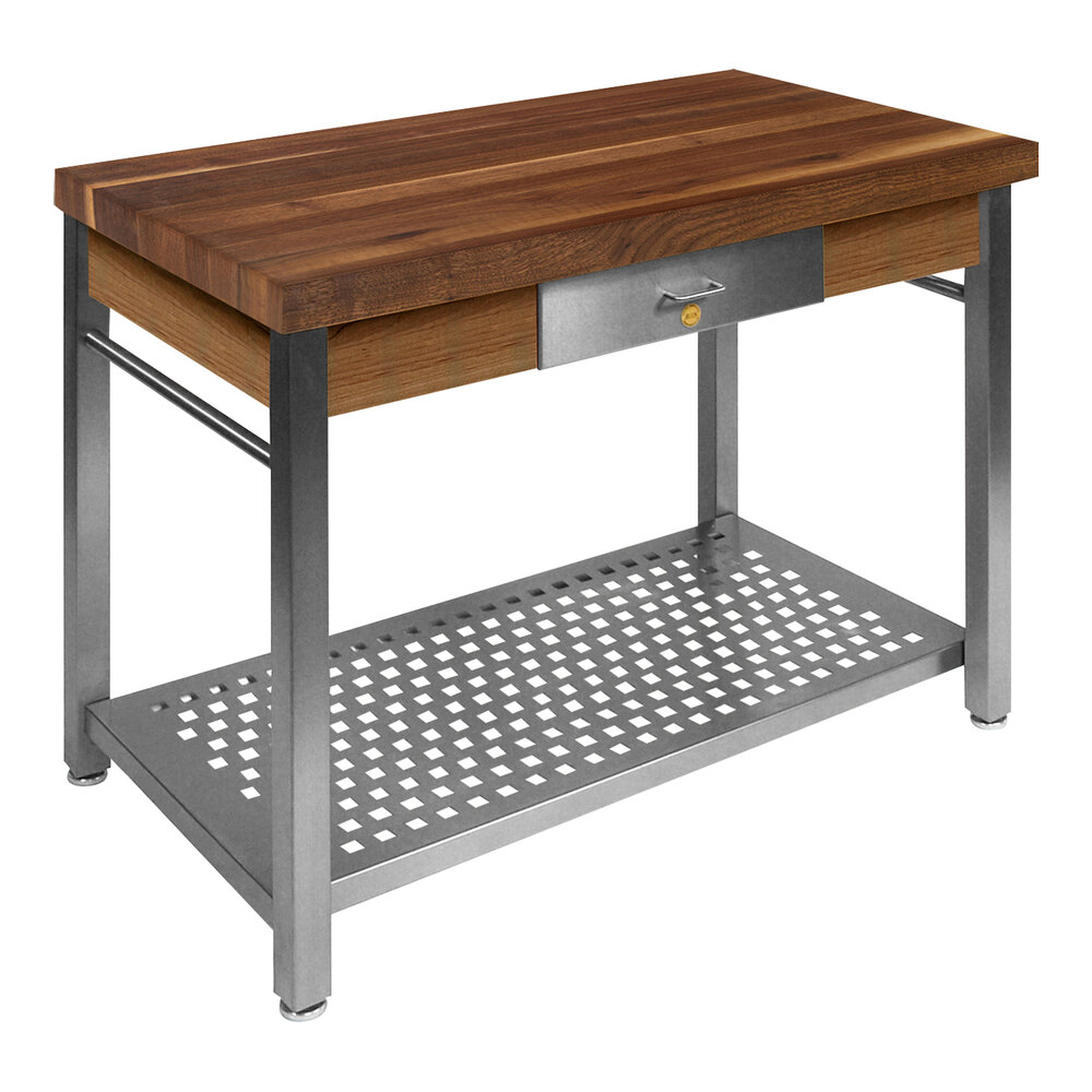 John Boos & Co. CUCG20 Cucina Grande 48" x 28" Maple Top Work Table