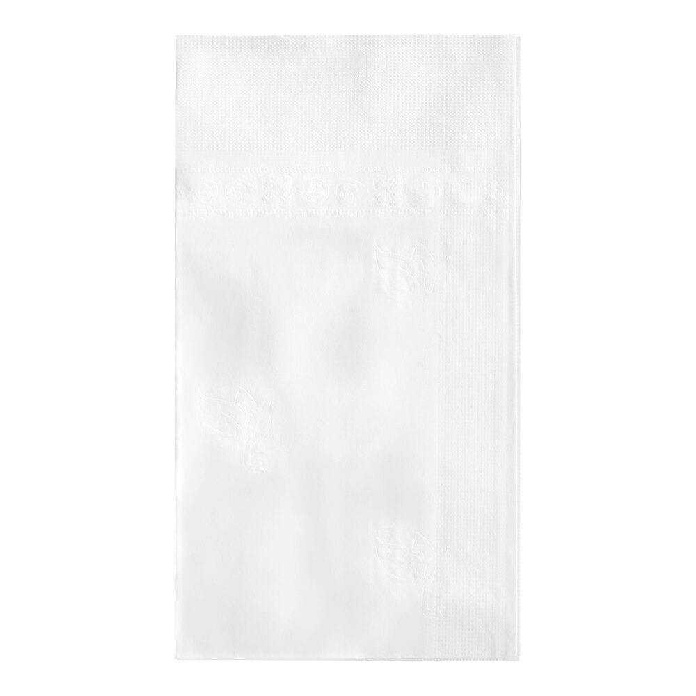 Choice 15" x 17" White 2-Ply Dinner Napkin - 150/Pack