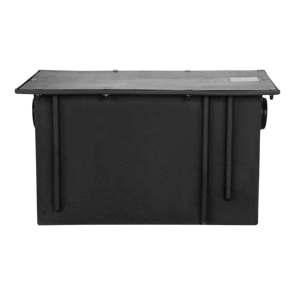 Zurn Elkay GT2702-25 50 lb. 25 GPM Polyethylene Grease Trap with 3" Female NPT Inlet and Outlet Connections