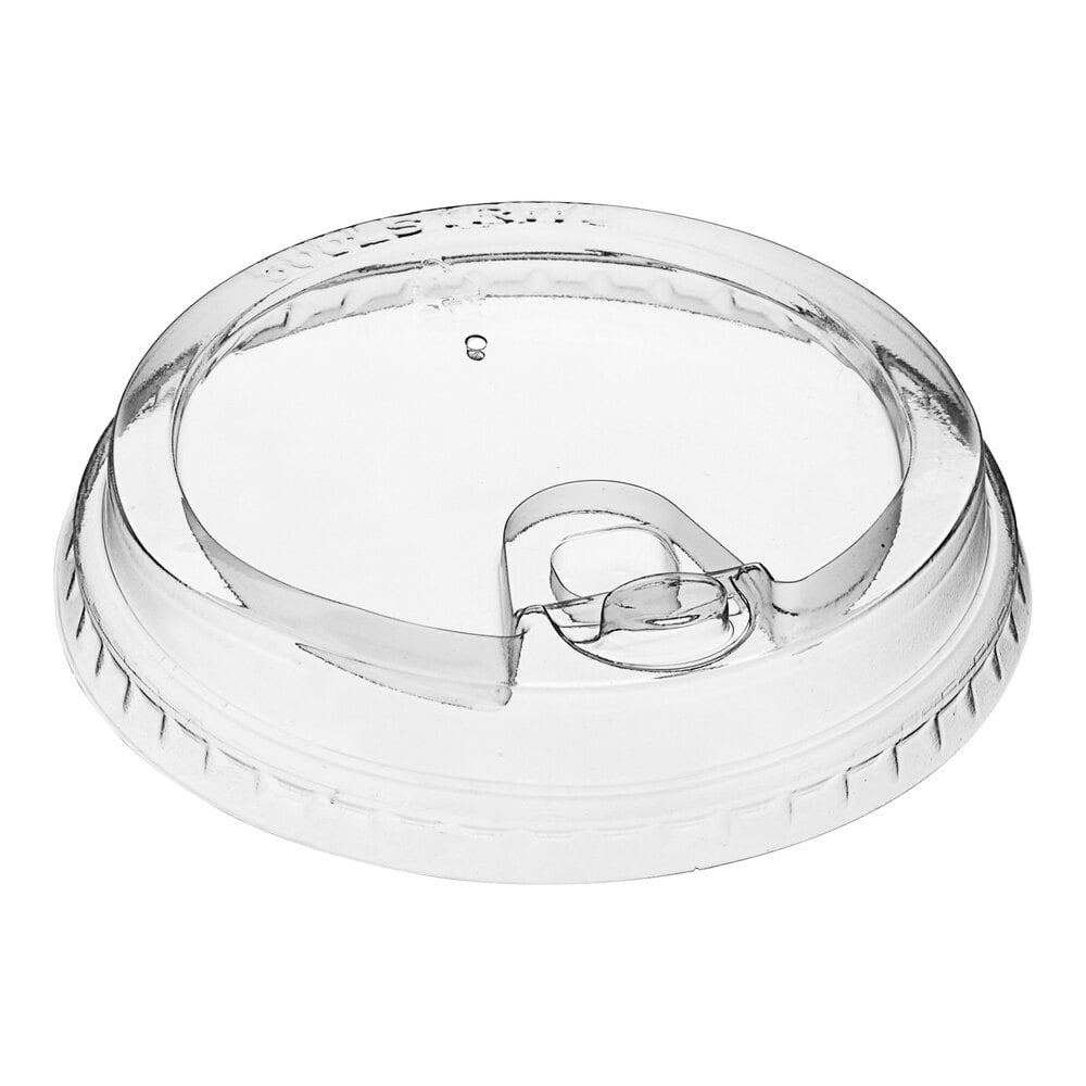 Choice 9, 12, 16, 20, and 24 oz. Clear Strawless / Sip Lid - 1,000/Case