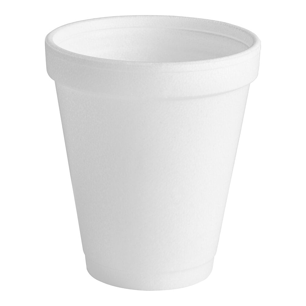Dart 6J6 6 oz. White Customizable Foam Cup - 1,000/Case