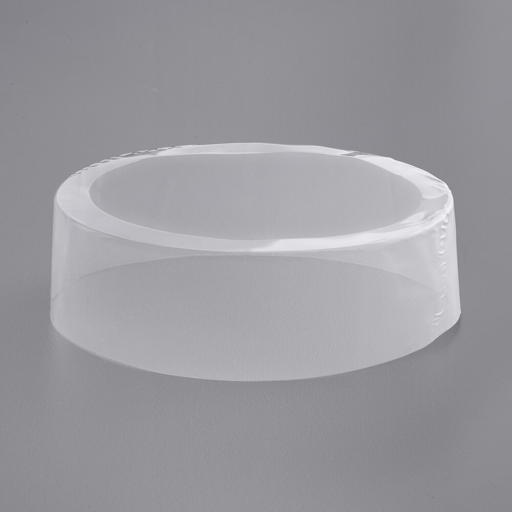 185 mm x 28 mm Clear Non-Perforated Shrink Band - 250/Pack