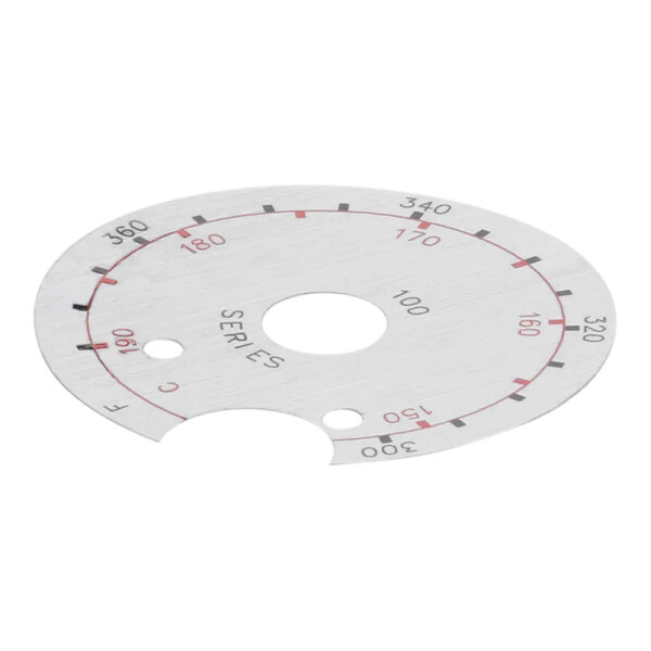 Frymaster 8021458 Notched Dial Plate for FM35 and 35 Series - 300-390 Degrees Fahrenheit
