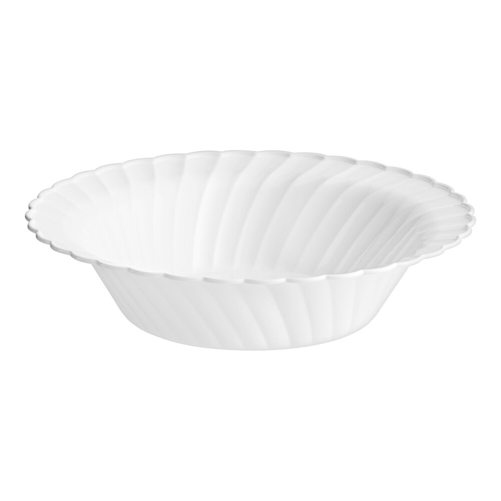 WNA Comet CWB10180W Classicware 10 oz. White Plastic Bowl - 180/Case