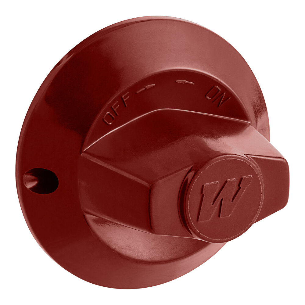 Vulcan 00-719259-00012 Knob,Control Red-W/Set Scr.
