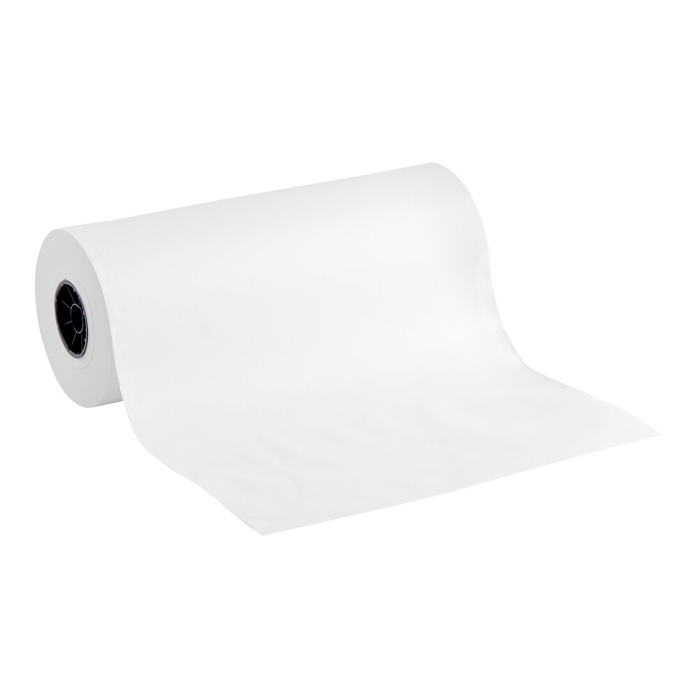 Choice 18'' x 1000' 35/5 lb. White Economy Freezer Paper Roll