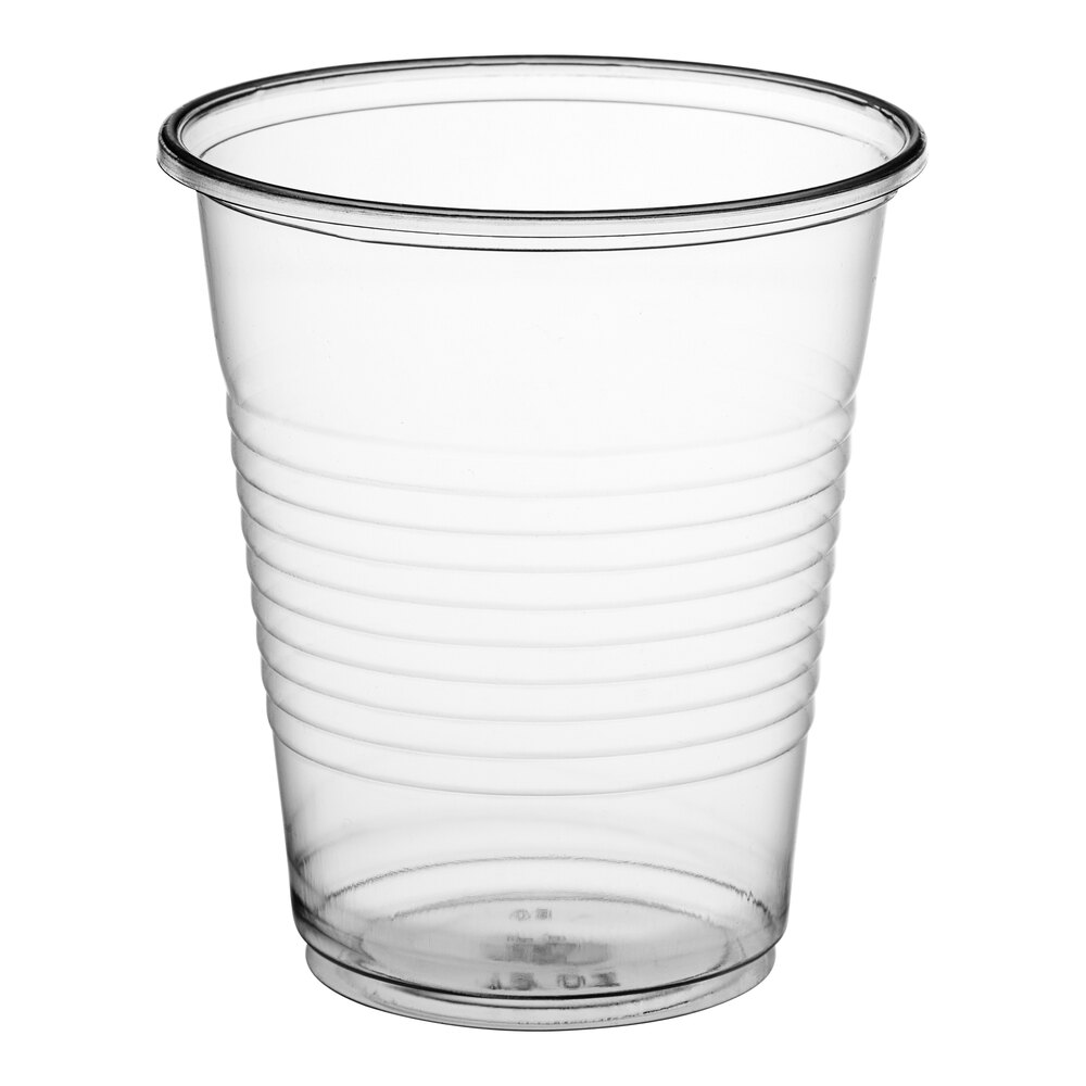Choice 12 oz. Translucent Thin Wall Plastic Cold Cup - 50/Pack
