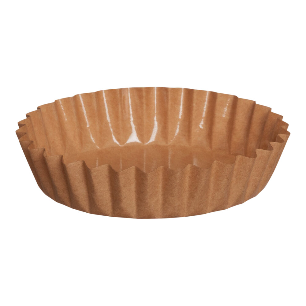 Welcome Home Brands 3 5/8" x 1 3/16" Kraft Paper Baking Cup - 1,500/Case