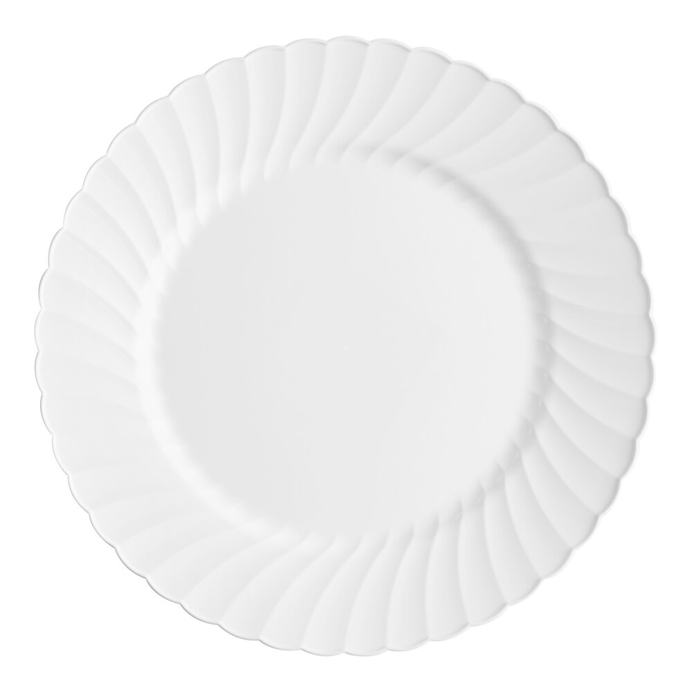 WNA Comet CW9180W Classicware 9" White Plastic Plate - 180/Case