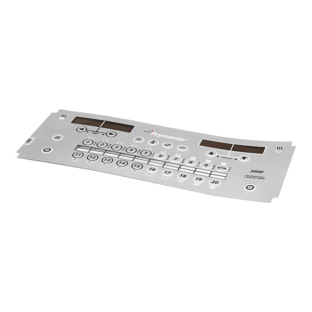 Frymaster 8075148 Overlay, Standard 3000 Series
