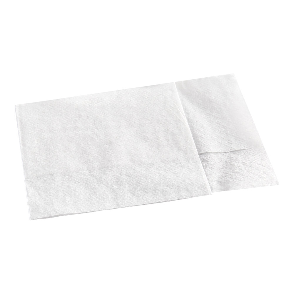 Choice White Junior Low-Fold 5 1/2" x 12" Dispenser Napkin - 8,000/Case