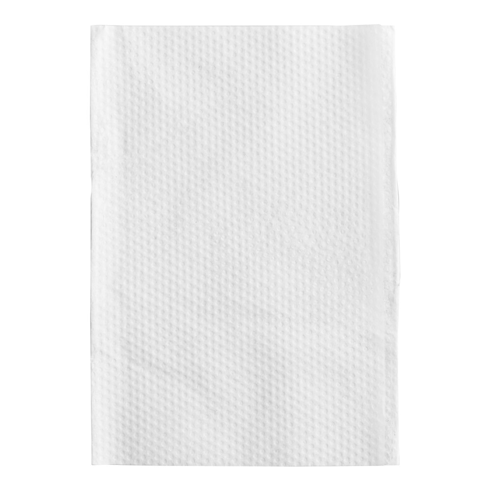 OneUp by Choice White 1-Ply Wide Interfold 6 1/2" x 8 1/2" Dispenser Napkin - 6,000/Case