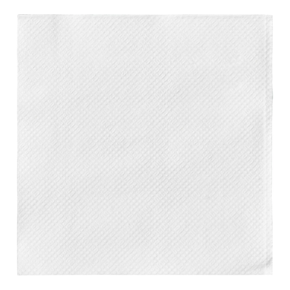 Choice 1-Ply White Customizable Beverage / Cocktail Napkin - 500/Sample