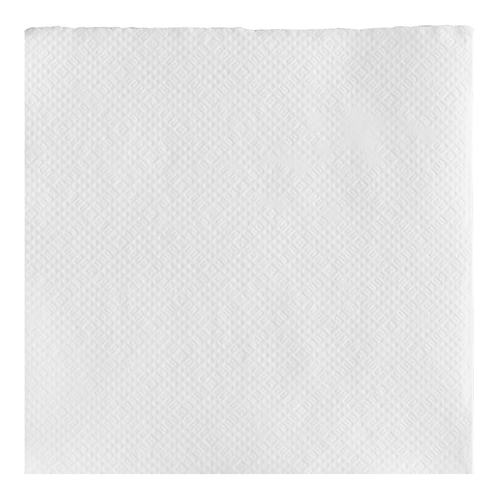 Choice White Customizable 2-Ply Beverage / Cocktail Napkin - 250/Sample