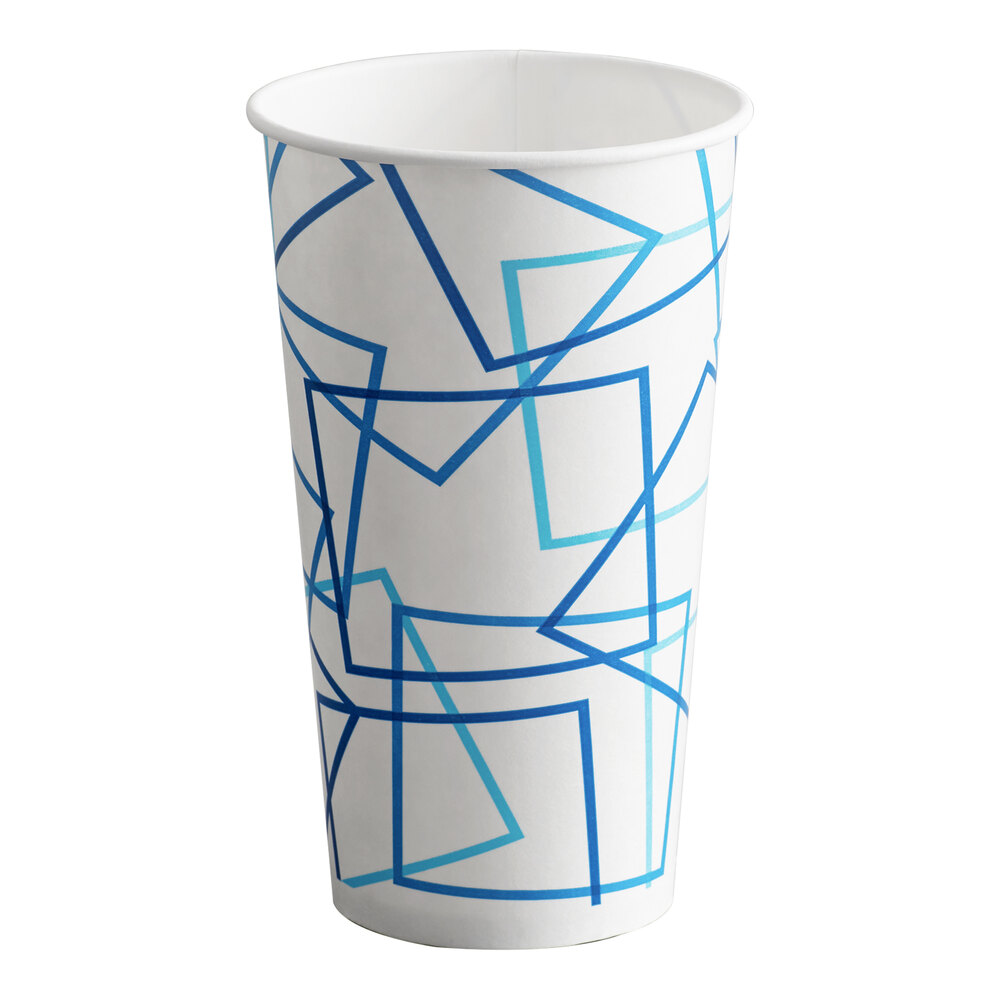 Choice 20 oz. Poly Paper Cold Cup - 1,000/Case