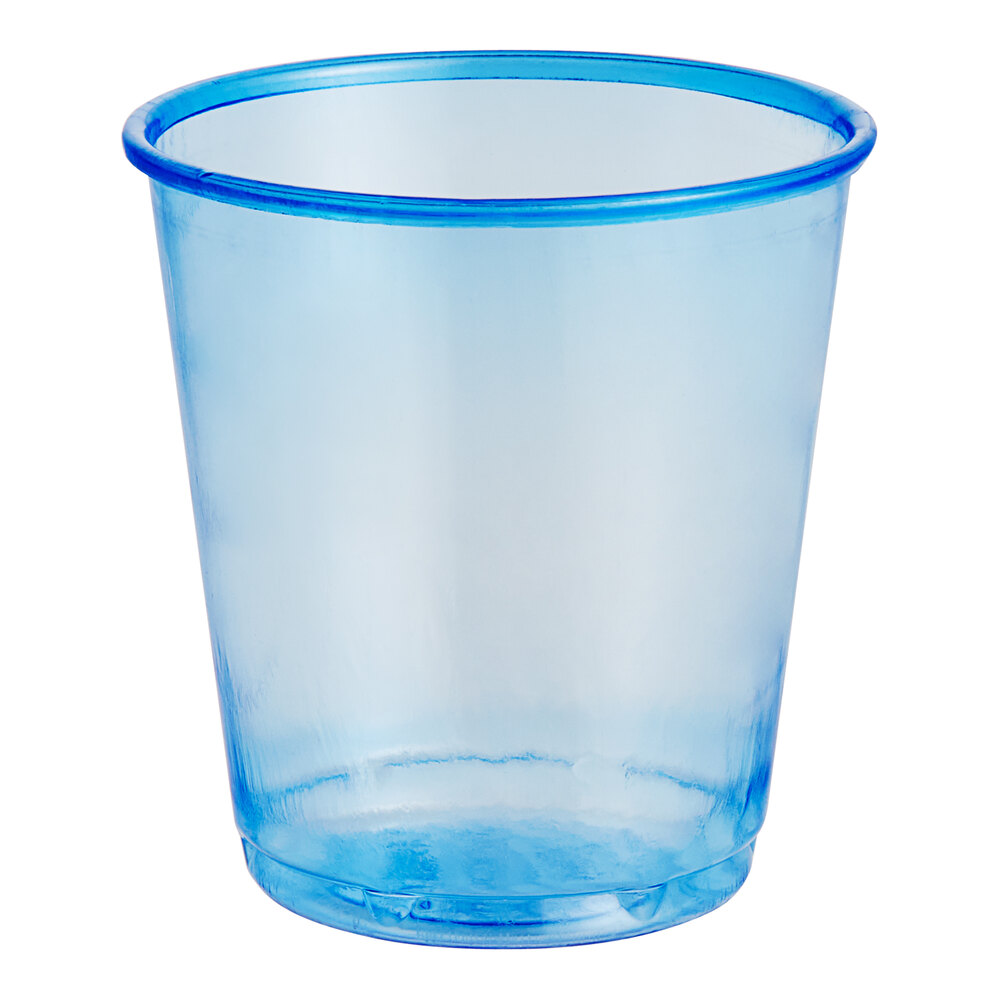 Solo Ultra Colors® 3 oz. Cobalt Blue Plastic Refill Cup - 100/Pack