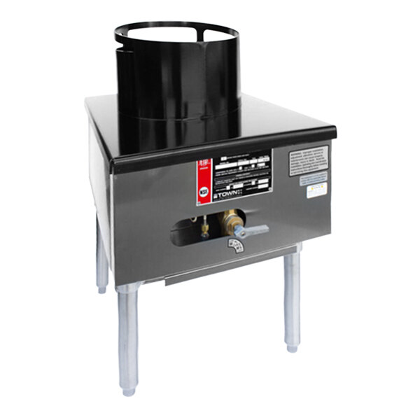 Town SR-24-M-SS-P Liquid Propane 13" Mandarin Chamber Wok Range