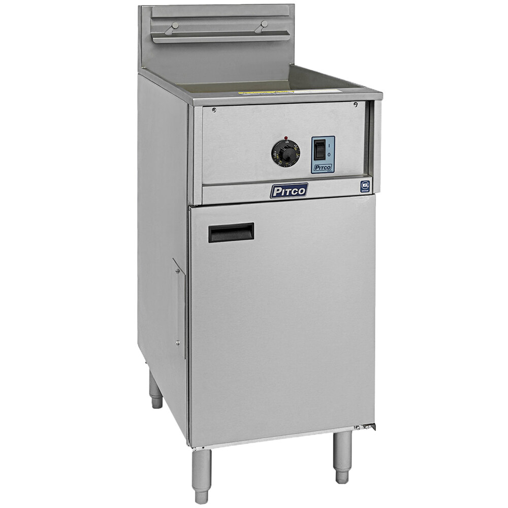 Pitco® E35 35 lb. Electric Floor Fryer - 240V, 3 Phase