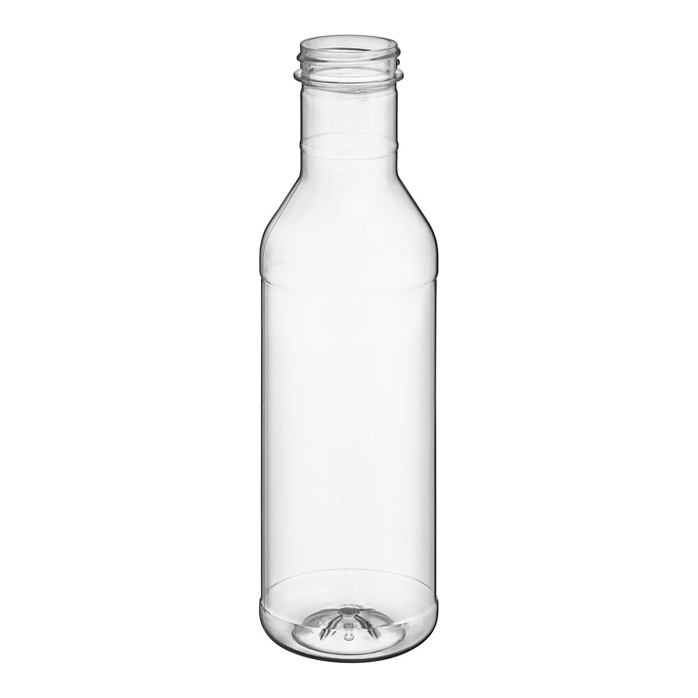 16 oz. PET Ring Neck Sauce Bottle - 165/Case