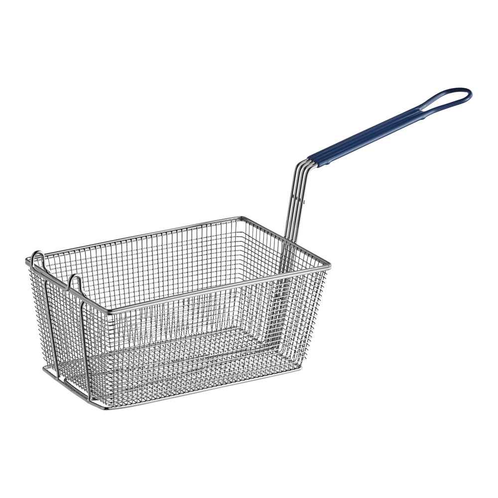 Pitco® A4500305 13 1/4" x 8 1/2" x 5 3/4" Twin Fryer Basket with Front Hook