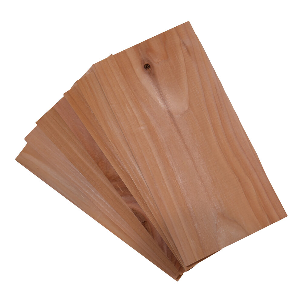 Wildwood Grilling 3 1/2" x 7" x 5/16" Cedar Wood Grilling Plank - 100/Case
