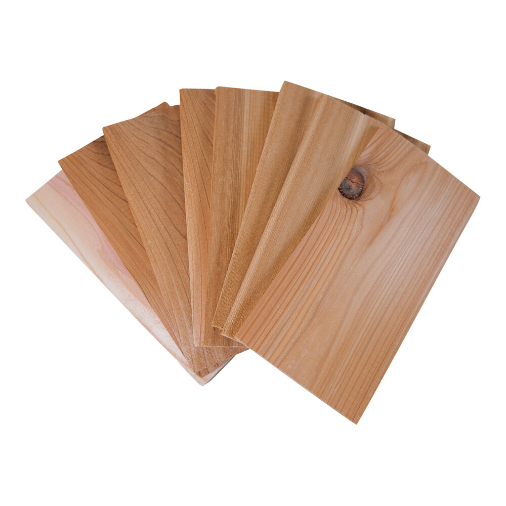 Wildwood Grilling 3 1/2" x 7" x 3/16" Cedar Wood Grilling Plank - 160/Case