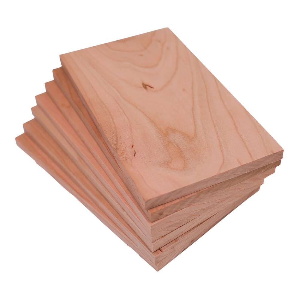 Wildwood Grilling 3 1/2" x 6" x 5/16" Alder Wood Grilling Plank - 100/Case