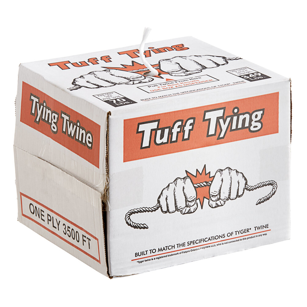 1-Ply Polypropylene Industrial Twine 10 lb. Spool - 3,500' / Carton