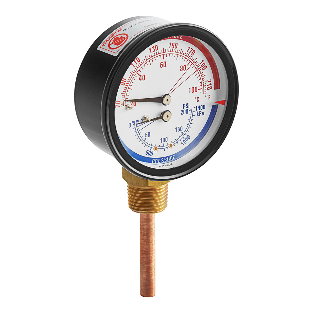 Hatco 03.01.003.00 Temp/Pres Gauge 1/2