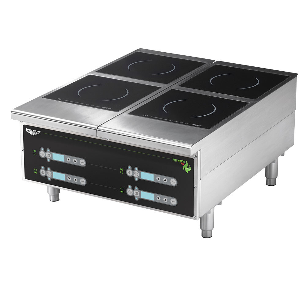Vollrath 924HIDC Cayenne Heavy Duty Dual Induction Hot Plate with Digital Controls - 208/240V, 5800W