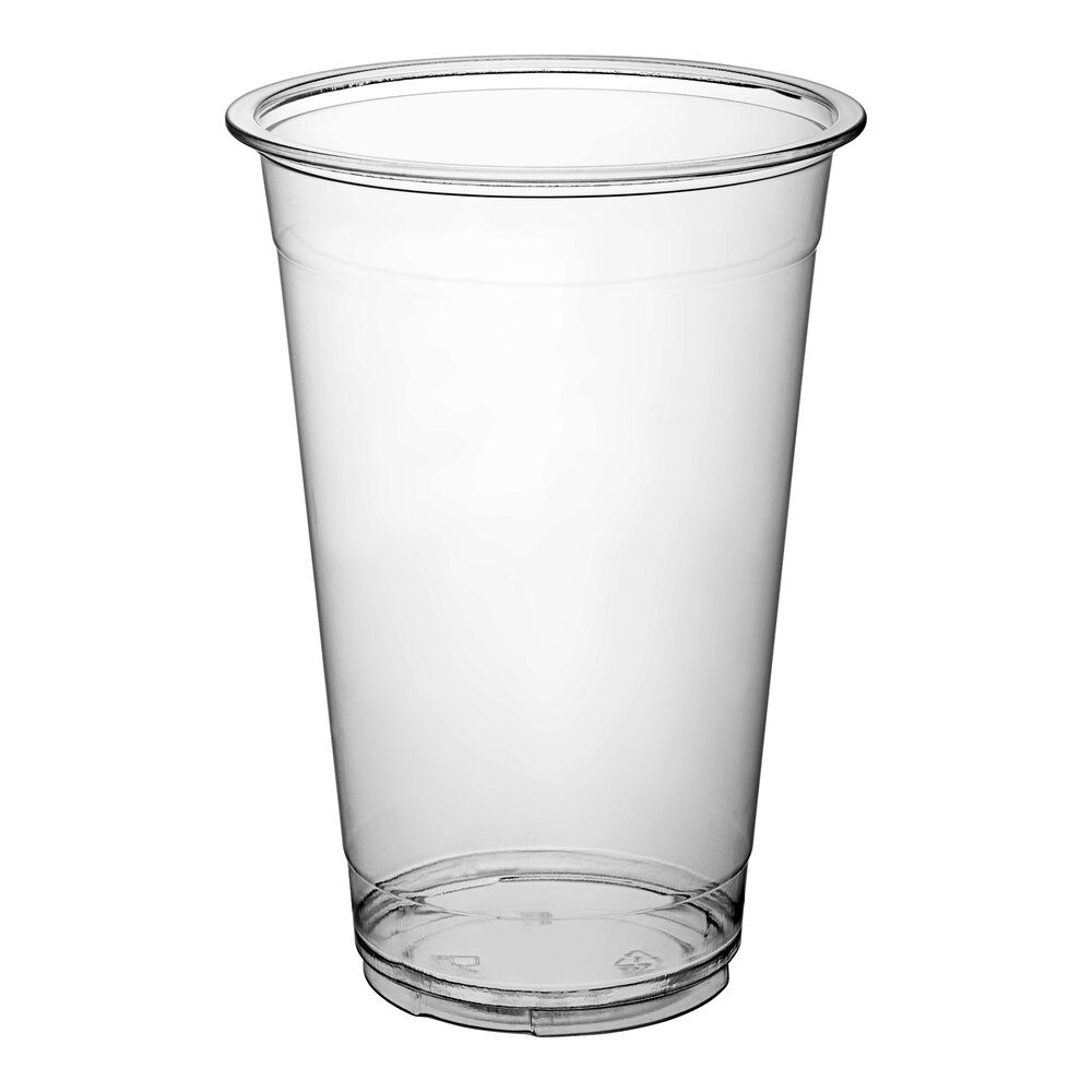 Choice Heavy Weight 20 oz. Clear Plastic Cold Cup - 50/Pack