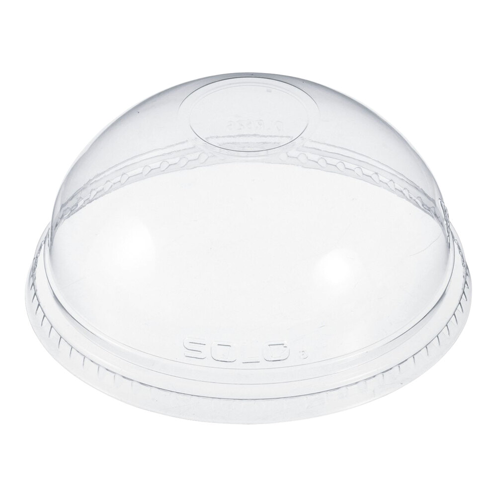 Dart Conex DNR626 Clear PET Dome Lid without Hole - 1,000/Case