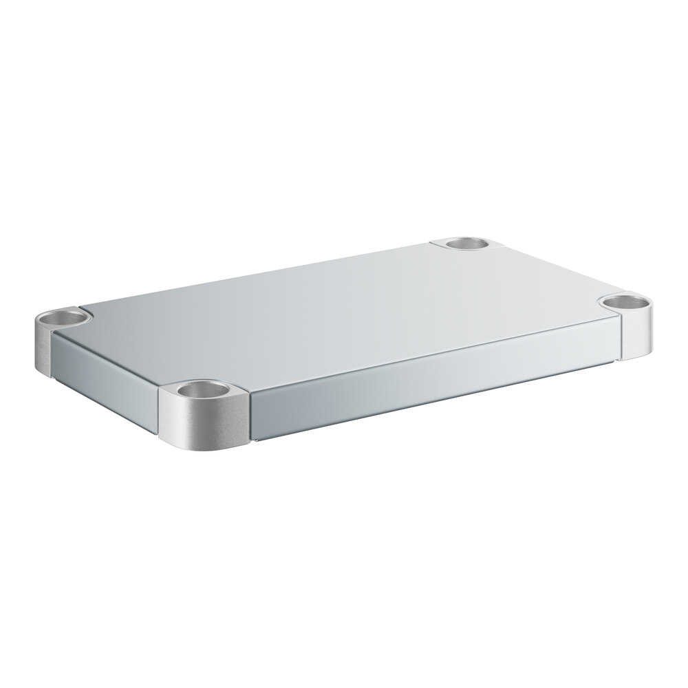 Regency 18-Gauge Galvanized Steel Adjustable Undershelf for 24" x 15" Filler Tables