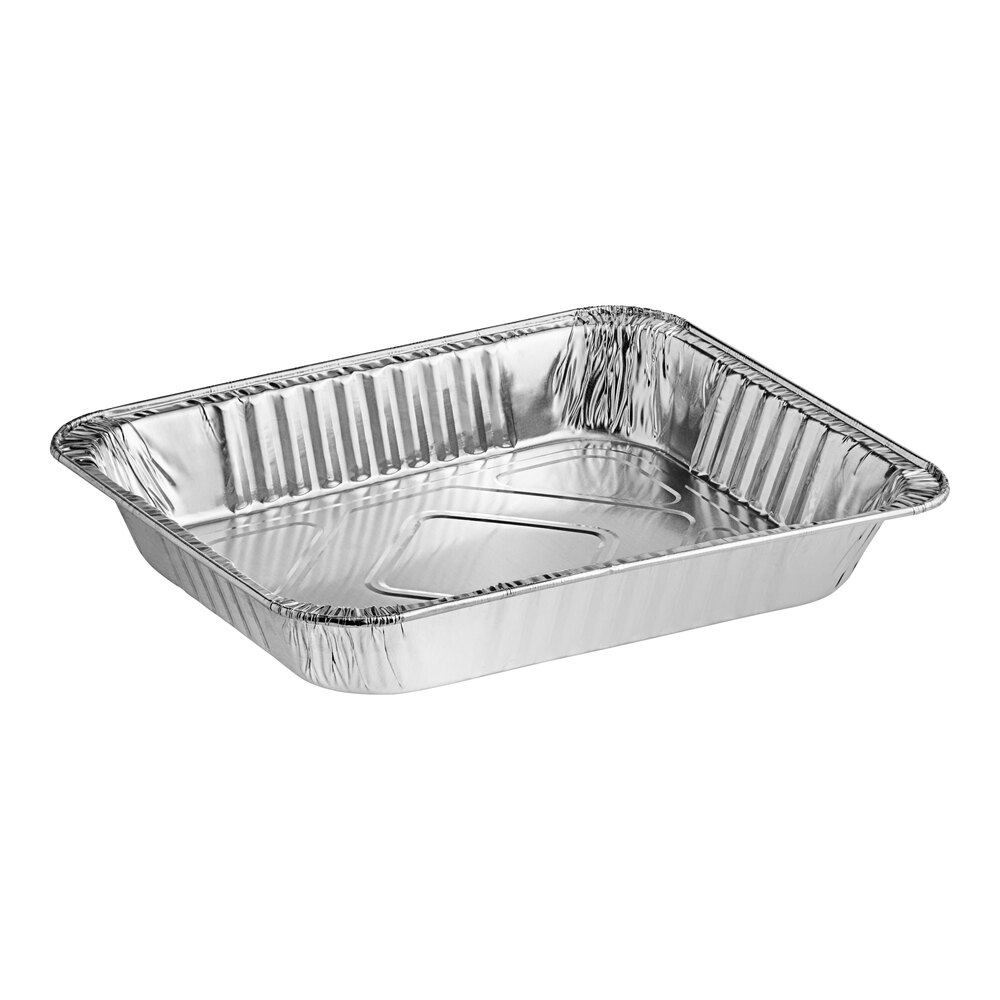Choice Half Size Heavy-Duty Foil Steam Table Pan Medium 2 3/16" Depth - 20/Pack