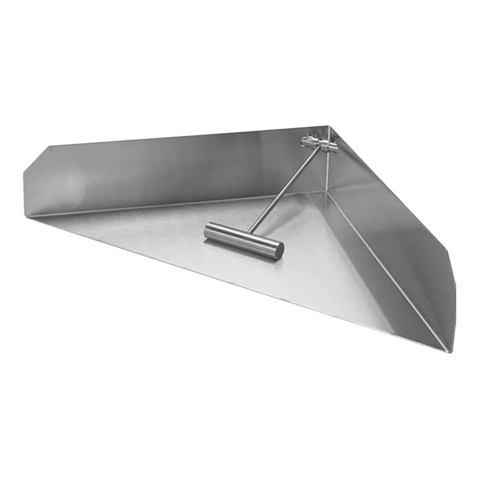AllPoints 5 15/16" x 5 15/16" Stainless Steel Sandwich Wrap Station