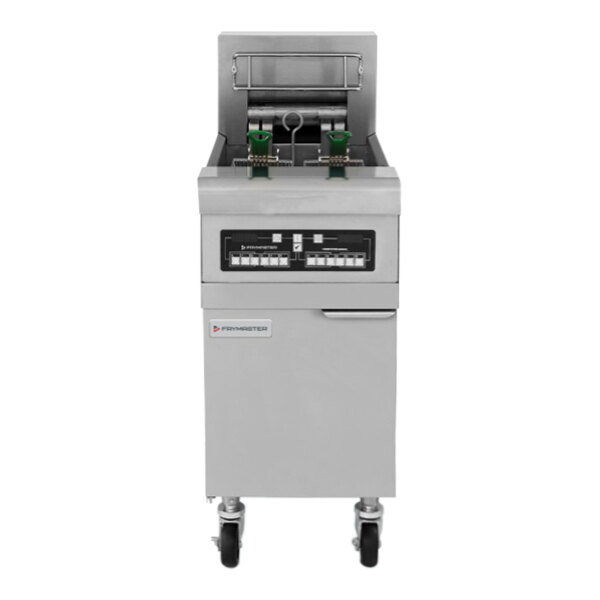 Frymaster RE17 50 lb. High-Efficiency Electric Floor Fryer with CM3.5 Controls - 240V, 1 Phase, 17 kW