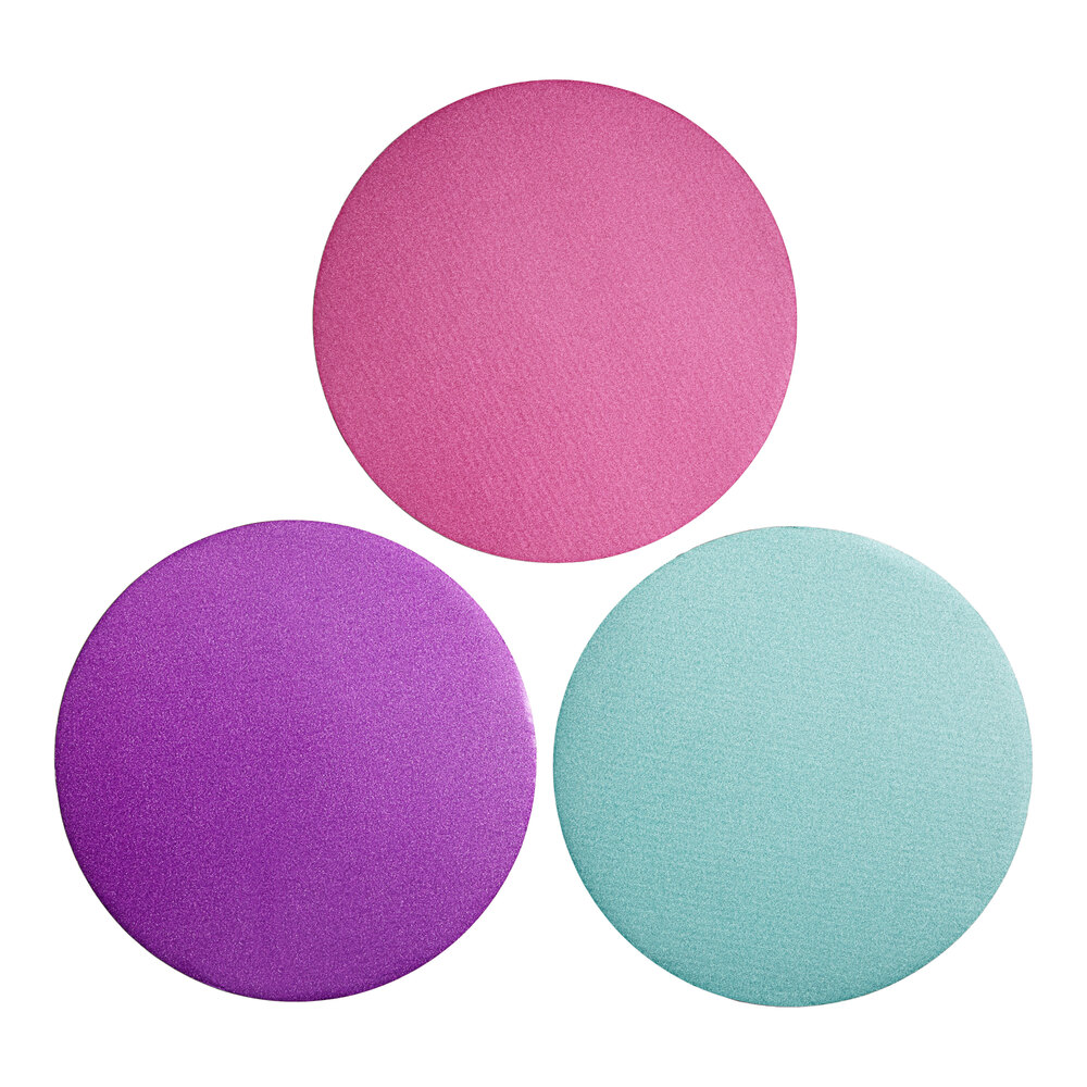 Wilton 12'' Corrugated Assorted Glitter Cake Circle - 3/Pack
