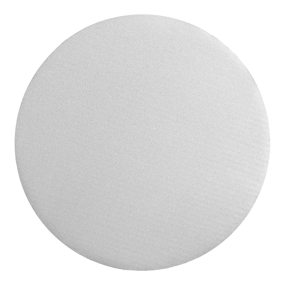 Wilton 12'' Corrugated Silver Glitter Cake Circle - 3/Pack