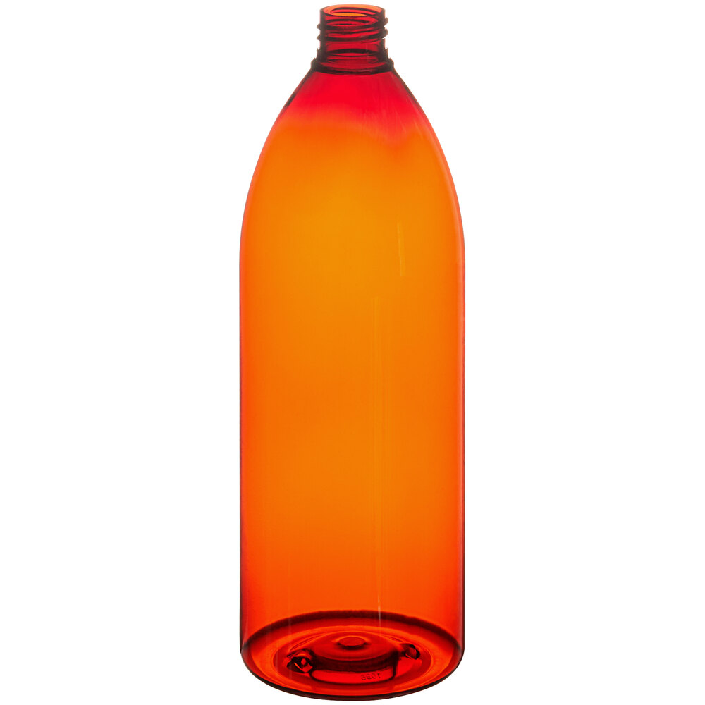 32 oz. Bullet Cosmo PET Amber Bottle - 25/Case