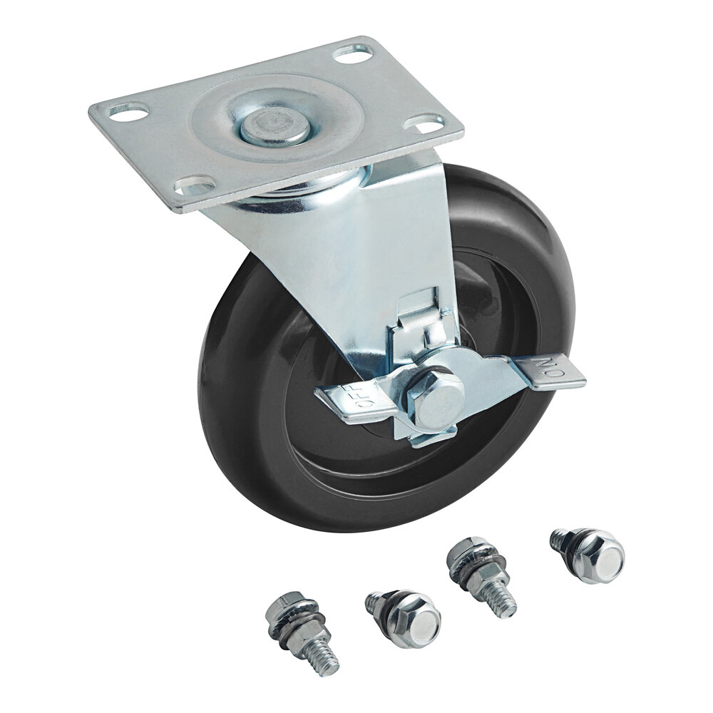 Cooking Performance Group 351901537L Caster with Brake for ER60, ER36, and ER24