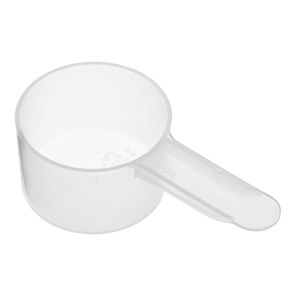 18 cc Polypropylene Scoop with Short Handle - 1,700/Case