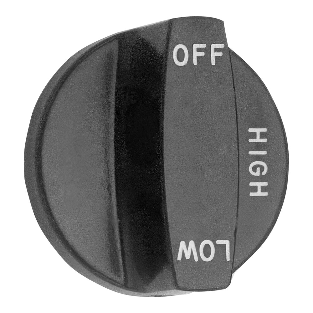 AllPoints 221257 2" Broiler / Grill / Range Knob (Off, Low, High)