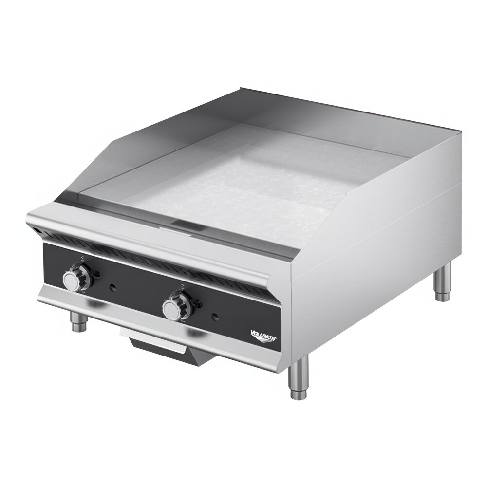 Vollrath GGHDM-24 Cayenne 24" Heavy Duty Countertop Griddle with Manual Controls - 60,000 BTU